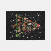 Weihnachtsbaum für Hühner, bedeckt durch Blitzlich Fleecedecke (Vorderseite (Horizontal))