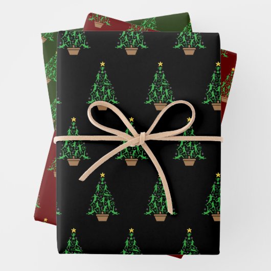 Weihnachtsbaum für Männer Geschenkpapier Set (Beispiel)