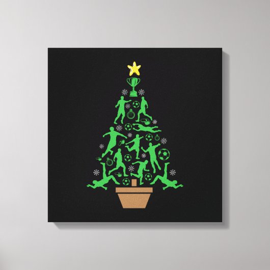 Weihnachtsbaum für Männer Leinwanddruck (Vorderseite)