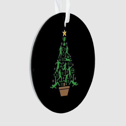 Weihnachtsbaum für Männer Ornament (Vorderseite)