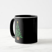 Weihnachtsbaum für Männer Tasse (Vorderseite Links)