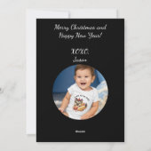 Weihnachtsbaum für Militärflugzeuge,Foto Feiertagskarte (Rückseite)