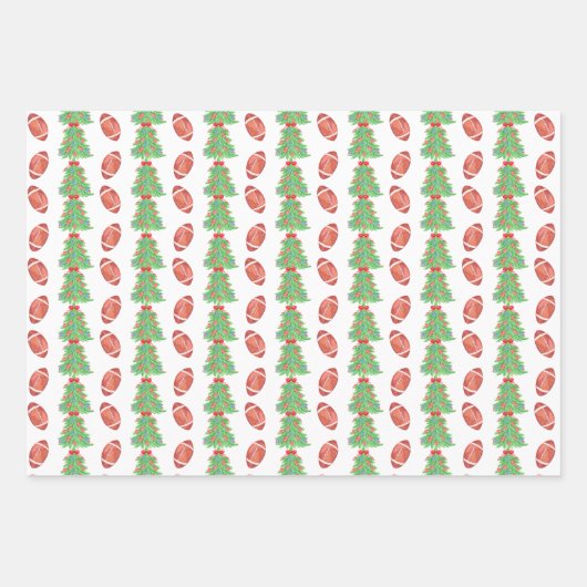 Weihnachtsbaum für Wasserfarben Geschenkpapier Set (Vorderseite 2)