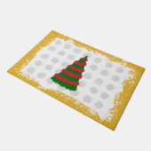 Weihnachtsbaum Fußmatte (Schrägansicht)