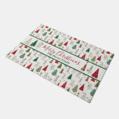 Weihnachtsbaum Fußmatte (Schrägansicht)