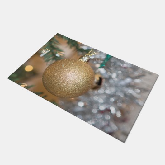 Weihnachtsbaum Fußmatte (Schrägansicht)