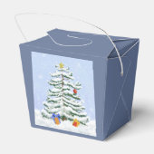 Weihnachtsbaum-Gastgeschenk Geschenkschachtel (Rückseite)