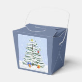 Weihnachtsbaum-Gastgeschenk Geschenkschachtel (Vorderseite)