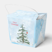 Weihnachtsbaum-Gefälligkeitsbox Geschenkschachtel (Rückseite)