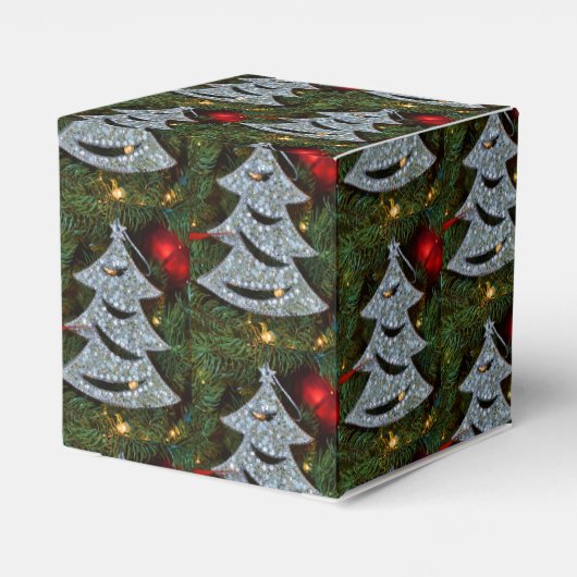 Weihnachtsbaum-Gefälligkeitsbox Geschenkschachtel (Rückseite)