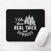 Weihnachtsbaum gefällt mir sehr dick und sprucey mousepad (Mit Mouse)