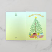 Weihnachtsbaum Gelb & Grün (Äußere Ablage)