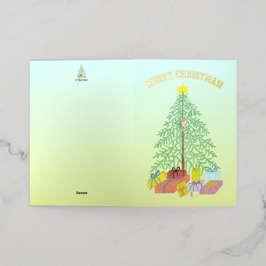 Weihnachtsbaum Gelb & Grün (Äußere Ablage)