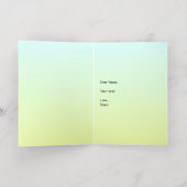 Weihnachtsbaum Gelb & Grün (Innen Abgelegt)