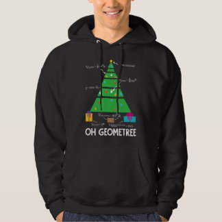 Weihnachtsbaum Geometree Geometrie Lustige Mathema Hoodie