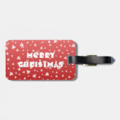 Weihnachtsbaum Gepäckanhänger (Rückseite horizontal)