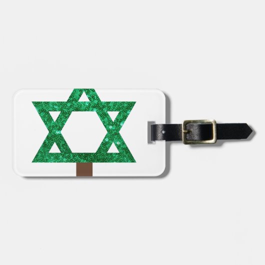 Weihnachtsbaum Gepäckanhänger (Vorderseite horizontal)