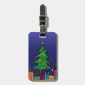 Weihnachtsbaum Gepäckanhänger (Vorderseite vertikal)