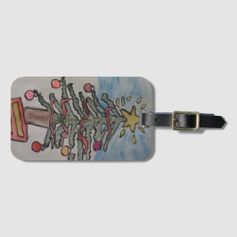 Weihnachtsbaum Gepäckanhänger