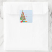 Weihnachtsbaum-Geschenk Tag-Platz Aufkleber (Tasche)