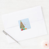 Weihnachtsbaum-Geschenk Tag-Platz Aufkleber (Umschlag)