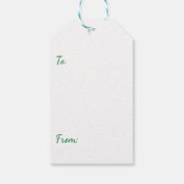 Weihnachtsbaum Geschenkanhänger (Rückseite)