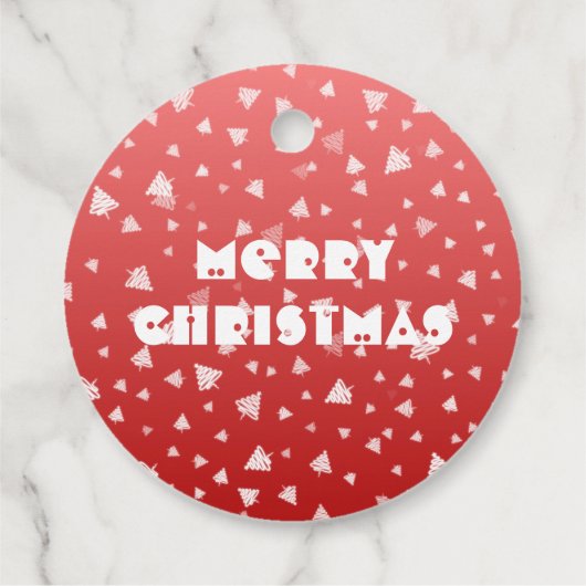 Weihnachtsbaum Geschenkanhänger (Rückseite)