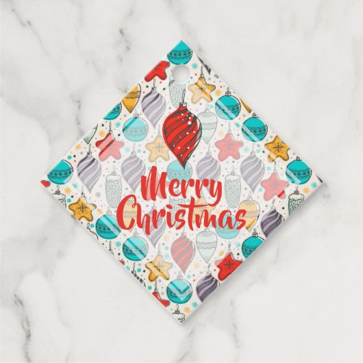 Weihnachtsbaum Geschenkanhänger (Vorderseite)