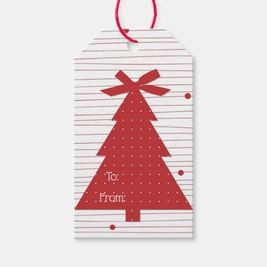 Weihnachtsbaum Geschenkanhänger (Vorderseite)