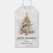 Weihnachtsbaum Geschenkanhänger (Vorderseite)