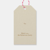 Weihnachtsbaum Geschenkanhänger (Rückseite)