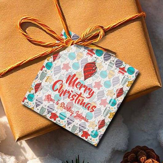 Weihnachtsbaum Geschenkanhänger