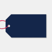 Weihnachtsbaum Geschenkanhänger (Rückseite Horizontal)
