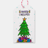 Weihnachtsbaum Geschenkanhänger (Rückseite)