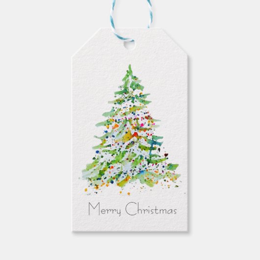Weihnachtsbaum Geschenkanhänger (Vorderseite)