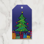 Weihnachtsbaum Geschenkanhänger (Rückseite)