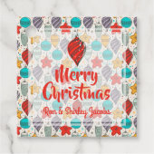 Weihnachtsbaum Geschenkanhänger (Vorderseite)