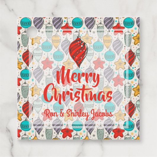 Weihnachtsbaum Geschenkanhänger (Vorderseite)