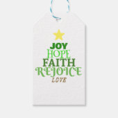 Weihnachtsbaum Geschenkanhänger (Vorderseite)