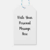 Weihnachtsbaum Geschenkanhänger (Rückseite)