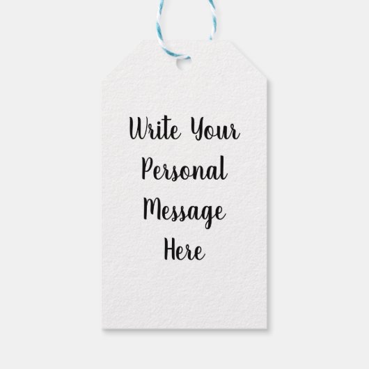 Weihnachtsbaum Geschenkanhänger (Rückseite)