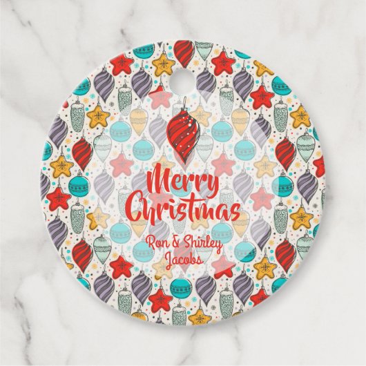 Weihnachtsbaum Geschenkanhänger (Vorderseite)