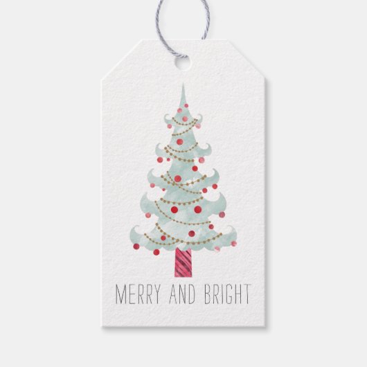 Weihnachtsbaum Geschenkanhänger (Vorderseite)