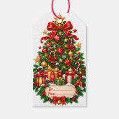 Weihnachtsbaum-Geschenkanhänger Geschenkanhänger (Rückseite)