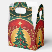 Weihnachtsbaum-Geschenkboxen Geschenkschachtel (Geöffnet)