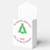 Weihnachtsbaum-Geschenkboxen Geschenkschachtel (Geöffnet)