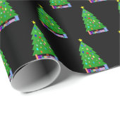 Weihnachtsbaum + Geschenke Geschenkpapier (Rolleneckpunkt)