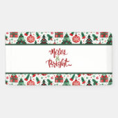 Weihnachtsbaum, Geschenke, Zuckerrohr Banner (Horizontal)