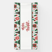Weihnachtsbaum, Geschenke, Zuckerrohr Banner (Vertikal)