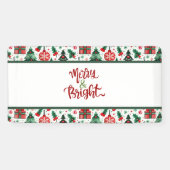 Weihnachtsbaum, Geschenke, Zuckerrohr Banner (Horizontal)